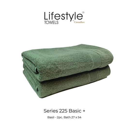 LifestylebyCanadian 225 Towel Quick Dry (2PC-BATH/2PC-HAND/4PC-FACE) 100% Cotton Lifestyle by Canadian