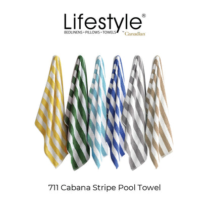 BEACH TOWEL I Cabana Pool Towels 100% COTTON Lifestyle by Canadian