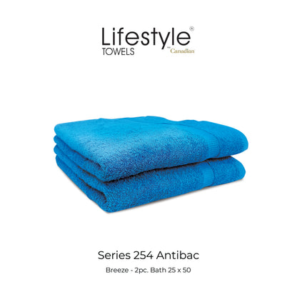 Antibac Towel Lifestyle by Canadian 254 (Bath 25x50/Fingertip 12x20/Face 12x12) Lifestyle by Canadian