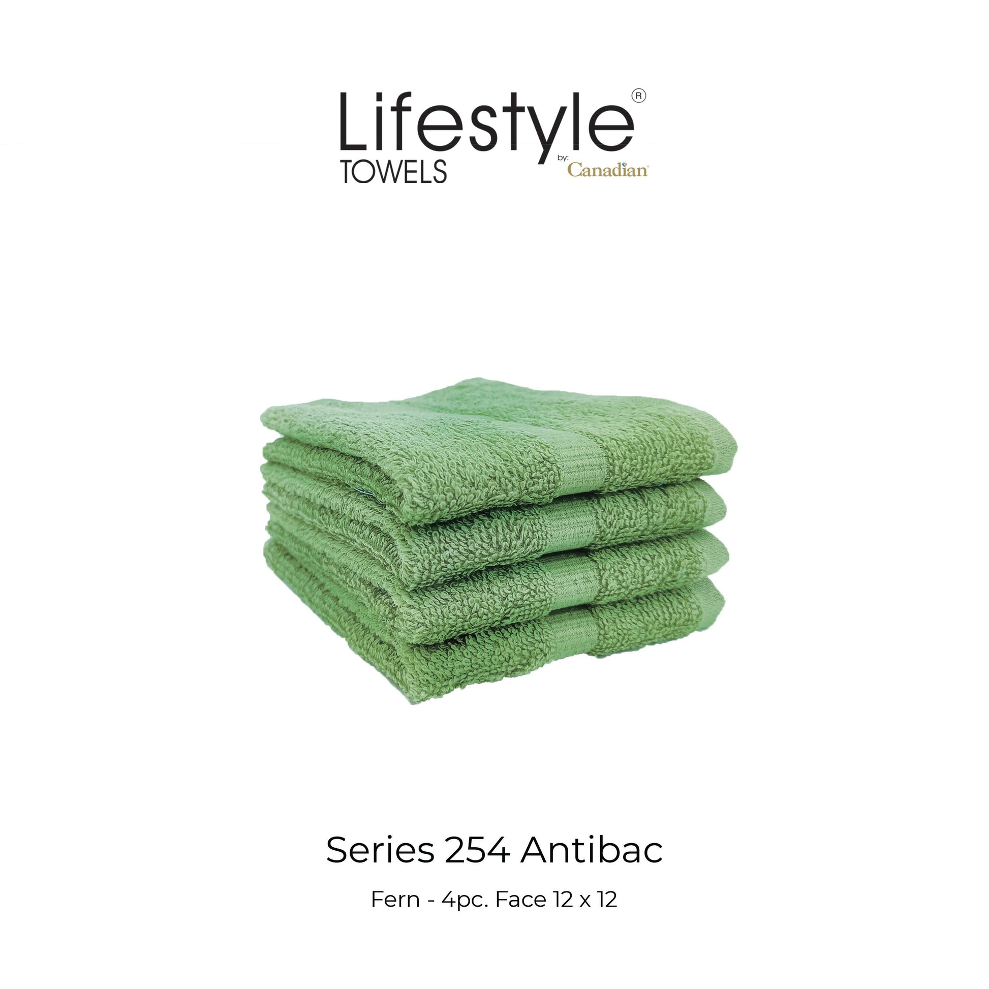 Antibac Towel Lifestyle by Canadian 254 (Bath 25x50/Fingertip 12x20/Face 12x12) Lifestyle by Canadian