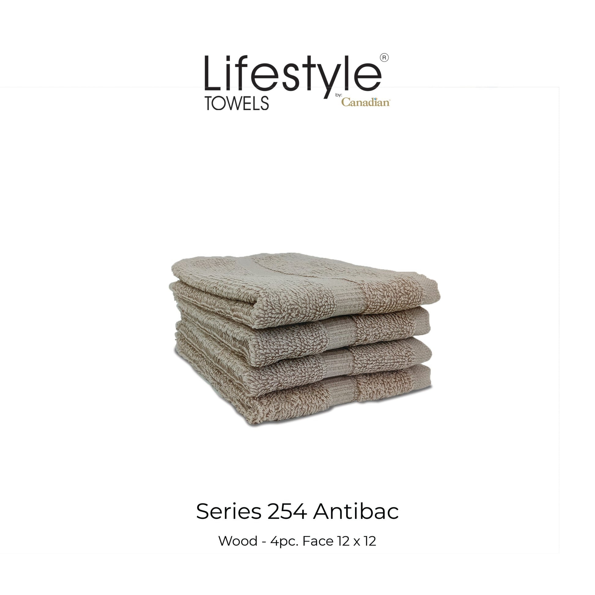 Antibac Towel Lifestyle by Canadian 254 (Bath 25x50/Fingertip 12x20/Face 12x12) Lifestyle by Canadian