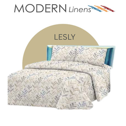 4 PC.SET I TWIN I SINGLE I Modern Linen I 100% Brushed Microfiber I Flat sheet Fitted sheet &2pillowcase CD