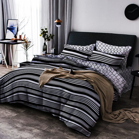 4PC I 3PC I COMFORTER I DUVET COVER BEDSHEET USA COTTON 300TC I Design: NEW YORK (Copy) Lifestyle by Canadian