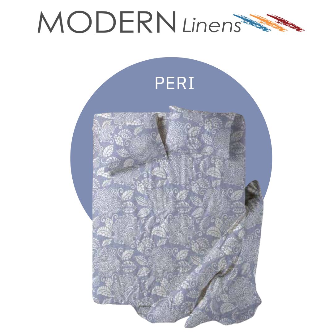 4 PC.SET I TWIN I SINGLE I Modern Linen I 100% Brushed Microfiber I Flat sheet Fitted sheet &2pillowcase CD