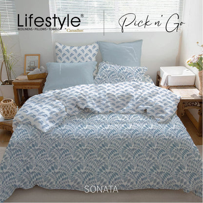 Lifestyle Pick n Go BEDSHEET Easy Care -SONATA Lifestyle by Canadian