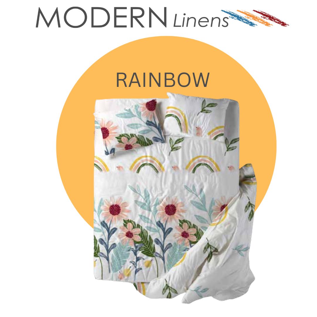 3PC BEDSHEET SET FULL I DOUBLE I Microfiber Bedsheet Set I Modern Linen | Fittedsheet & 2Pillowcase I CD