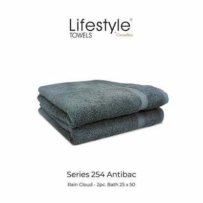 Antibac Towel Lifestyle by Canadian 254 (Bath 25x50/Fingertip 12x20/Face 12x12) Lifestyle by Canadian