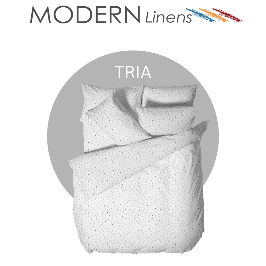 3PC BEDSHEET SET FULL I DOUBLE I Microfiber Bedsheet Set I Modern Linen | Fittedsheet & 2Pillowcase I CD