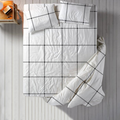 Modern Linen 100% Brushed Microfiber: 3PC.SET(Fittedsheet&2pillowcase) Lifestyle by Canadian