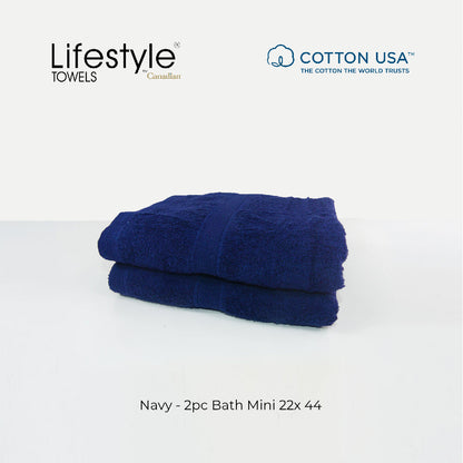 USA COTTON SUPER ABSORBENT TOWEL  2PC. BATH TOWEL SET ( 1111 ) Lifestyle by Canadian