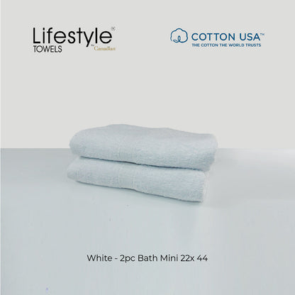 USA COTTON SUPER ABSORBENT TOWEL  2PC. BATH TOWEL SET ( 1111 ) Lifestyle by Canadian