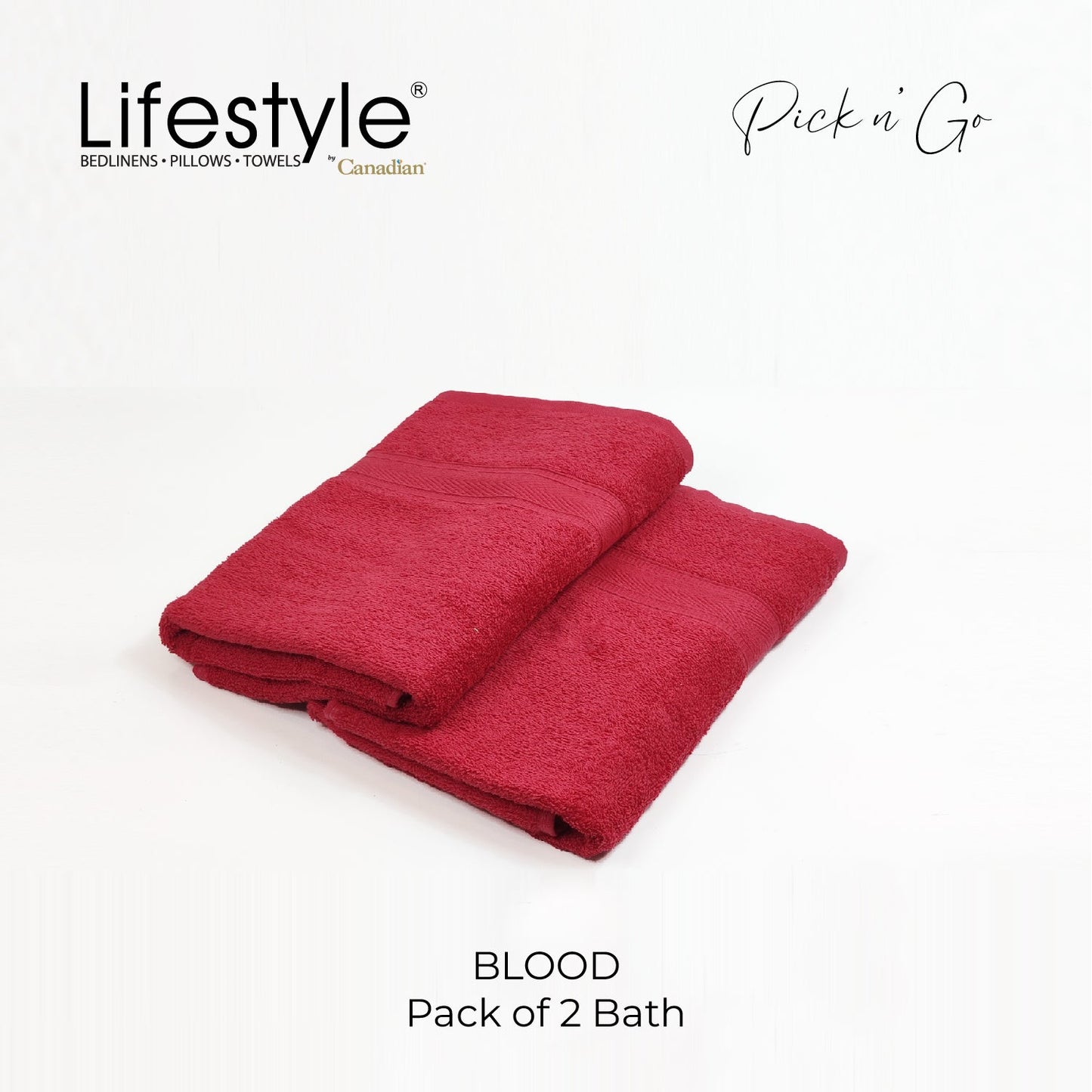 LifestylebyCanadian 88-2 Pick N Go Towel (2PCBath,4PCFigertip,4PCFace) Lifestyle by Canadian