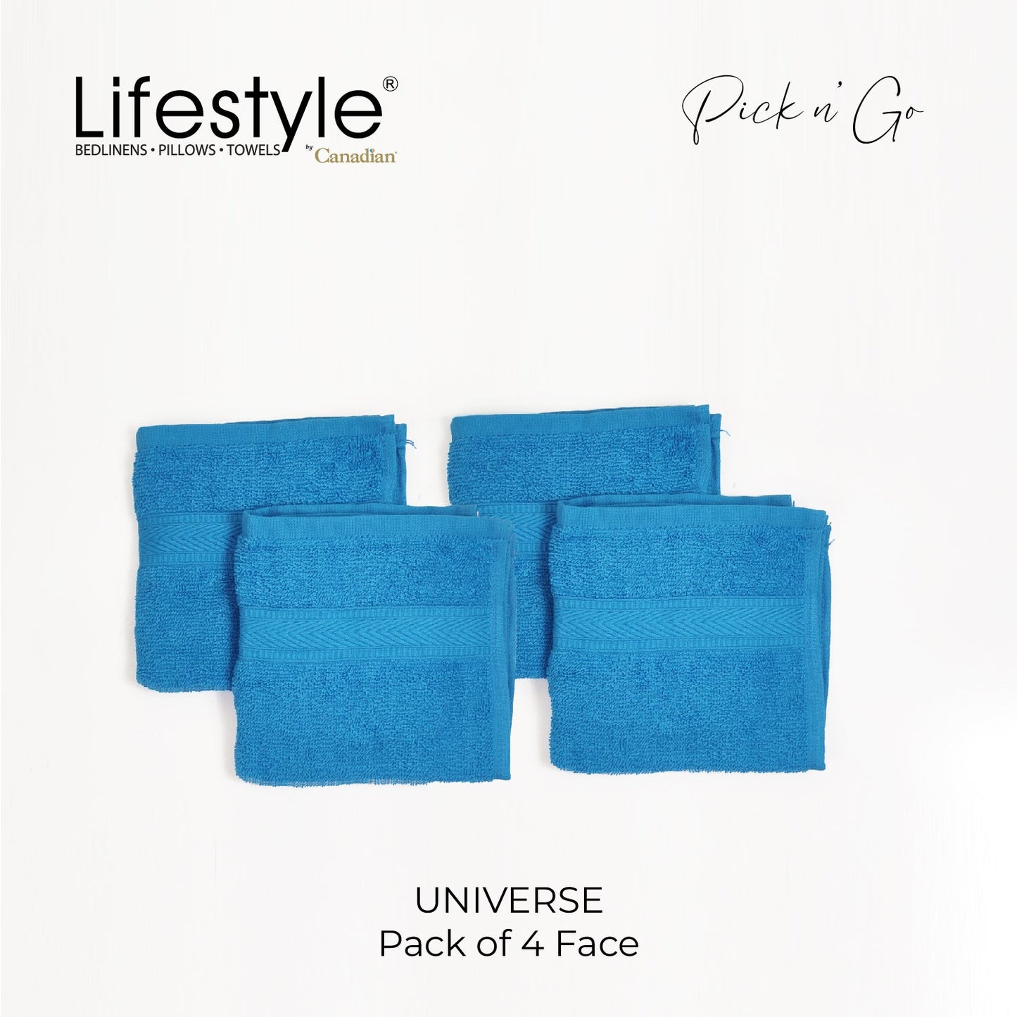 LifestylebyCanadian 88-2 Pick N Go Towel (2PCBath,4PCFigertip,4PCFace) Lifestyle by Canadian