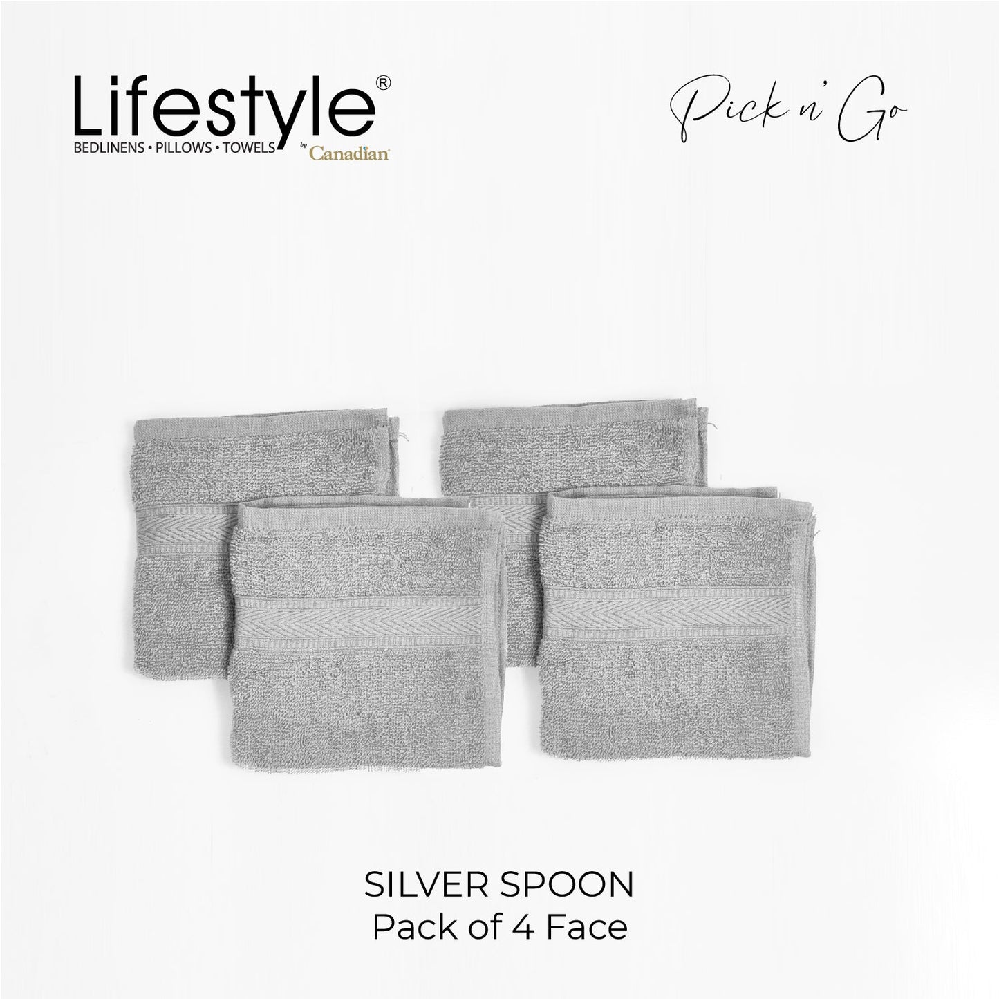 LifestylebyCanadian 88-2 Pick N Go Towel (2PCBath,4PCFigertip,4PCFace) Lifestyle by Canadian