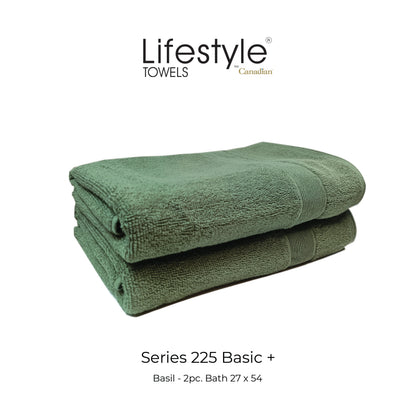 LifestylebyCanadian 225  Towel Quick Dry (2PC-BATH/2PC-HAND/4PC-FACE) 100% Cotton Lifestyle by Canadian