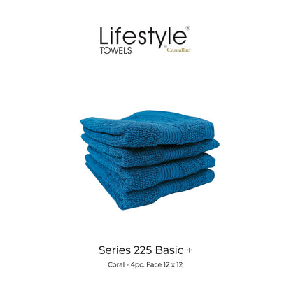LifestylebyCanadian 225  Towel Quick Dry (2PC-BATH/2PC-HAND/4PC-FACE) 100% Cotton Lifestyle by Canadian