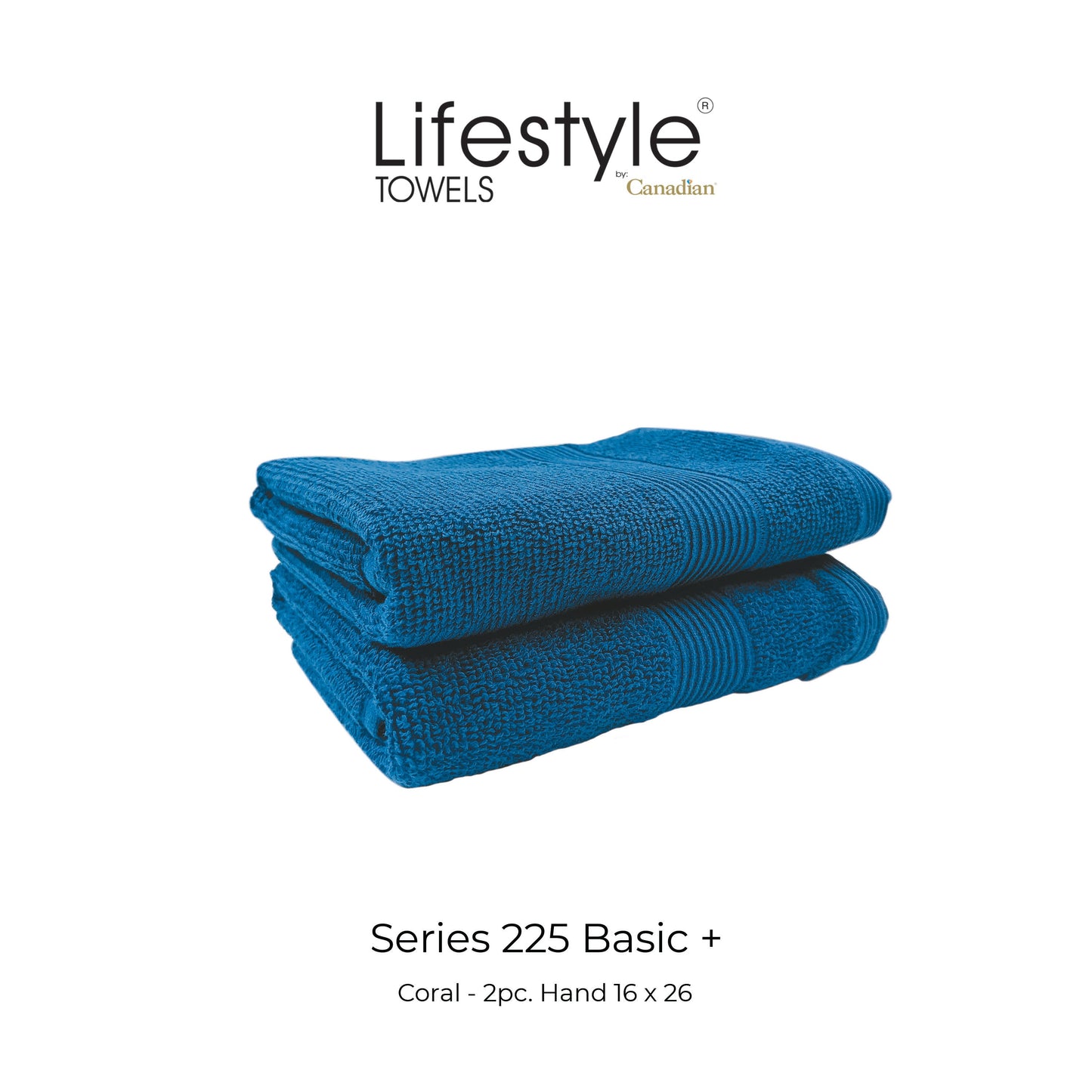 LifestylebyCanadian 225  Towel Quick Dry (2PC-BATH/2PC-HAND/4PC-FACE) 100% Cotton Lifestyle by Canadian