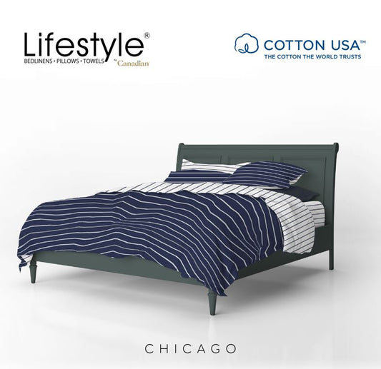 LifestylebyCanadian T300 USA Cotton Pillowcase Lifestyle by Canadian