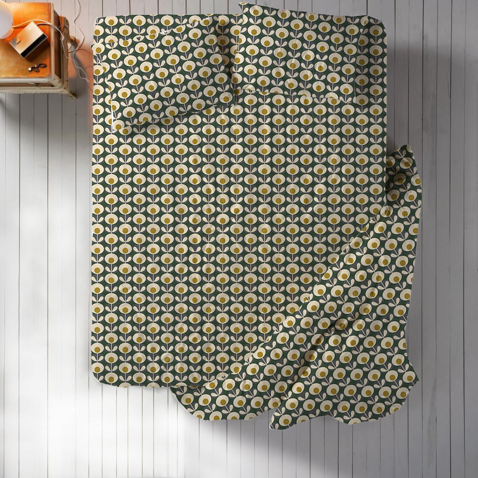 Modern Linen 100% Brushed Microfiber: 3PC.SET(Fittedsheet&2pillowcase) Lifestyle by Canadian