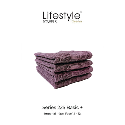 LifestylebyCanadian 225  Towel Quick Dry (2PC-BATH/2PC-HAND/4PC-FACE) 100% Cotton Lifestyle by Canadian