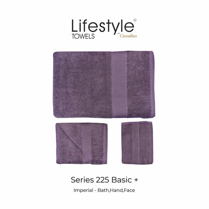 LifestylebyCanadian 225  Towel Quick Dry (2PC-BATH/2PC-HAND/4PC-FACE) 100% Cotton Lifestyle by Canadian