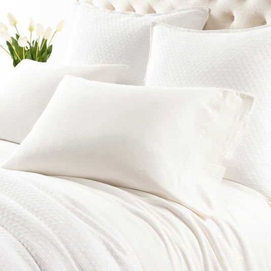 Lifestyle USA 300Thread Count  Cotton Bedsheet Set_PLain-Snow Lifestyle by Canadian