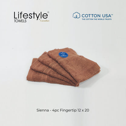 USA Cotton Towel 4pc. Fingertip 12x20' (1111) Lifestyle by Canadian