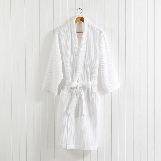 Poly Waffle Bath robe Lifestyle by Canadian
