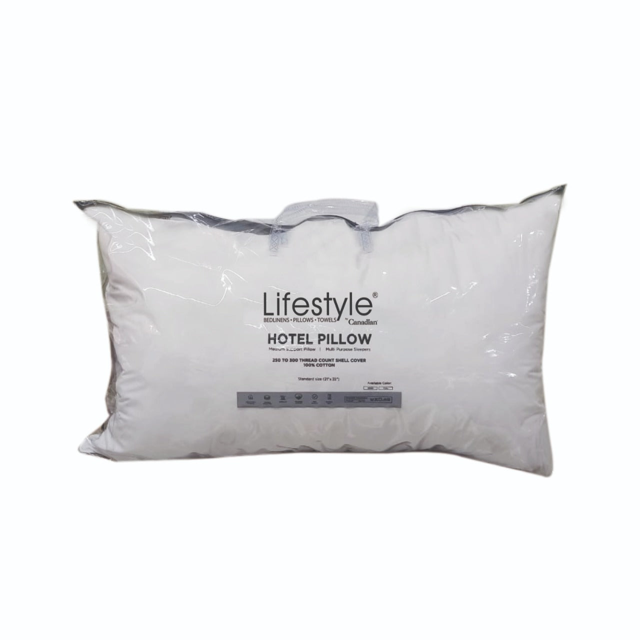 Hotel Pillows - 300 Thread Count Cover Lifestyle by Canadian